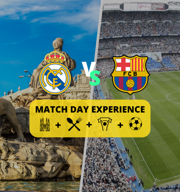 'Match Day Experience' + Entrada VIP - Real Madrid Vs FC Barcelona ...