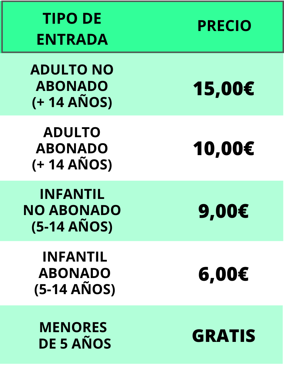 Tipos de entradas Tour Abanca Balaidos