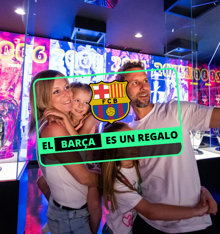 Tarjeta regalo FC Barcelona - El fútbol es un regalo