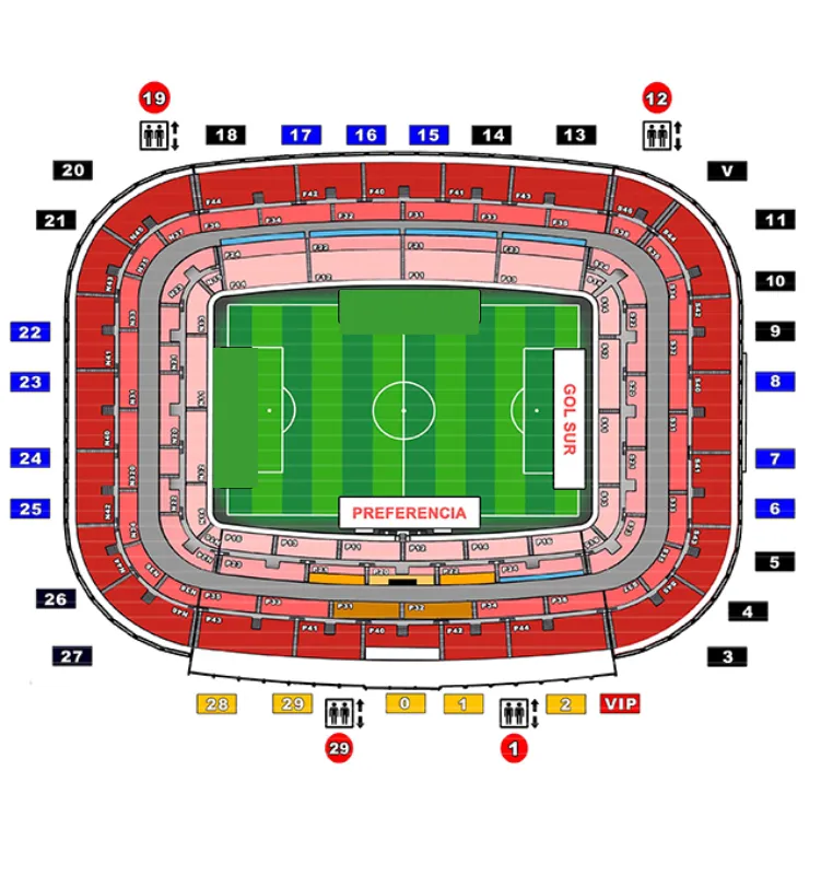 Mapa estadio