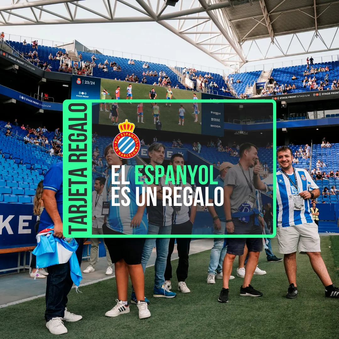 Tarjeta regalo RCD Espanyol - El fútbol es un regalo