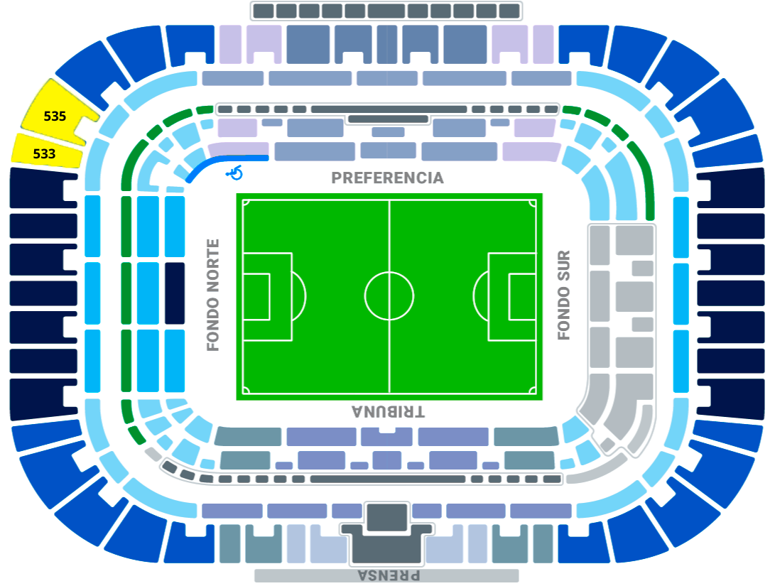 Tipos de entradas Estadio La Rosaleda